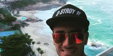 Mancuello recorda foto "carioca" em seu instagram