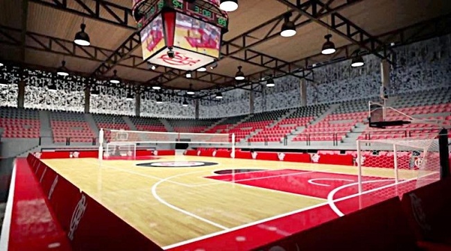 Maquete da Arena McFla-3