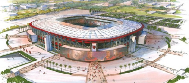 Maquete do Estadio em Nova Iguacu