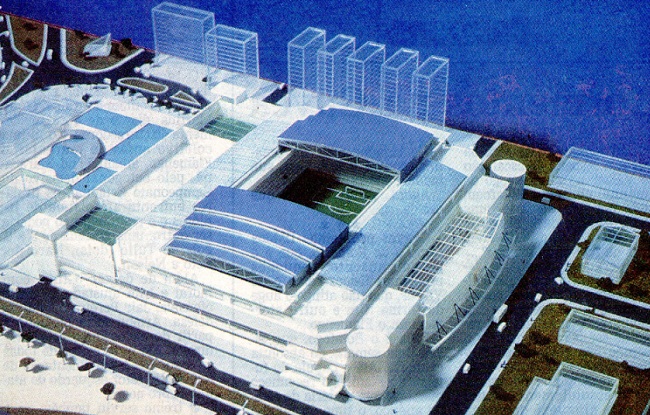 Segunda Maquete do Shopping do Flamengo