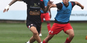 Guerrero é destaque em treino da seleção peruana com quatro gols