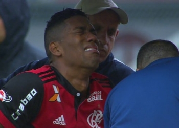Berrío rompe tendão patelar e fica fora no mínimo oito meses