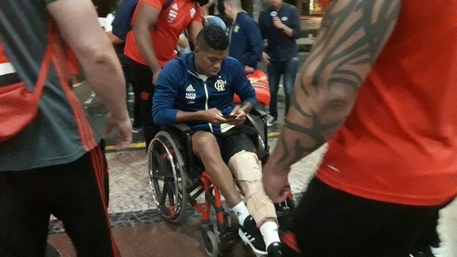 Cirurgia no joelho esquerdo de Berrío é realizada com sucesso