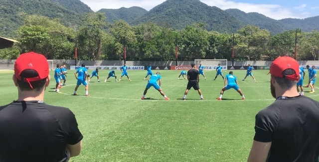 Aliados se irritam com Bandeira após treino do Sport no Ninho do Urubu