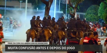 MP-RJ pede investigação sobre guerra fora do Maracanã na final da Sul-Americana