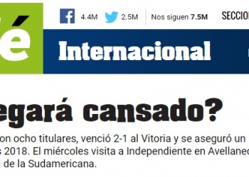 Imprensa argentina destaca fator que pode complicar Fla em 'decisão' contra o Independiente