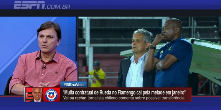 Mauro Cezar fala sobre 'situação esquisita' de Rueda: 'O Flamengo está em uma sinuca'