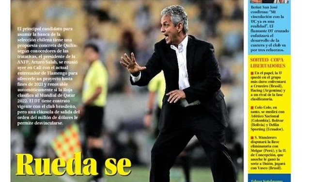 Reinaldo Rueda se reúne com seleção chilena, e negociação avança, diz jornal