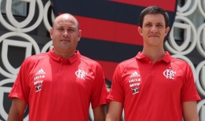 Conheça o auxiliar técnico Mauricio Barbieri e o preparador de goleiros Rogério Maia