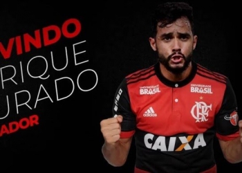 Flamengo anuncia Henrique Dourado, que deve estrear no domingo