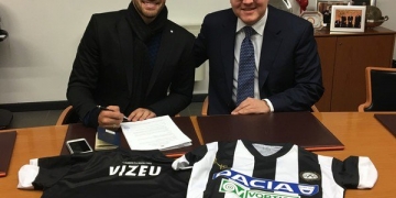 Felipe Vizeu é anunciado pela Udinese