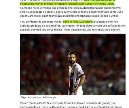 Jornal elogia o Flamengo antes de duelo com o River: ‘Começo de ano mete medo’
