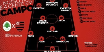 Com Julio Cesar de titular, Flamengo está escalado para pegar o Boavista pela Taça Rio
