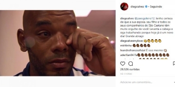 Diego Alves conforta goleiro do São Caetano: "Hoje já é um novo dia"