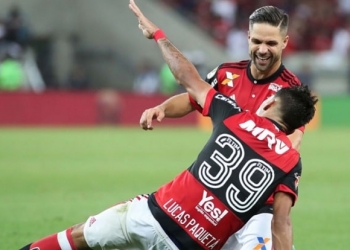 Paquetá comenta 'disputa' com Diego pelas cobranças de falta no Fla
