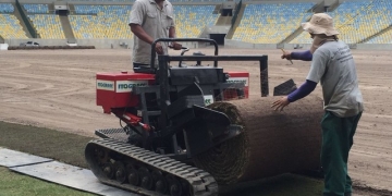 Maracanã começa a receber gramado e estará pronto para a 5ª rodada da Taça Rio