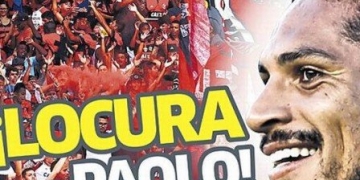 Jornal diz torcida do Flamengo lotou Maracanã por Guerrero: ‘Loucura por Paolo’