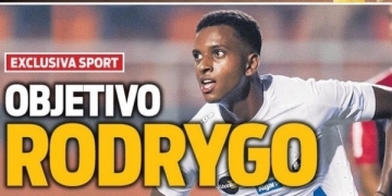 Jornal compara Rodrygo a Neymar: "Mais espetáculo e gols que Vinicius Jr."