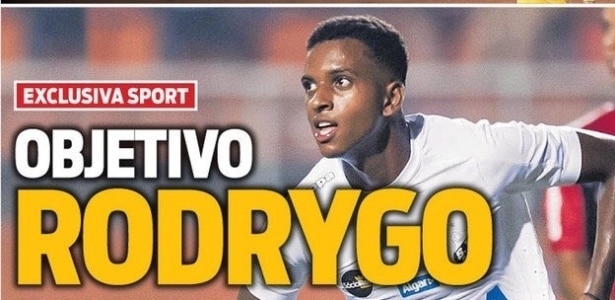 Jornal compara Rodrygo a Neymar: "Mais espetáculo e gols que Vinicius Jr."