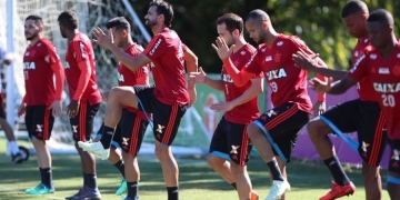 De olho na estreia do Brasileiro, Fla segue preparação no Ninho do Urubu
