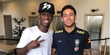 "Se Deus quiser, Neymar e eu vamos jogar juntos no Real", diz Vinicius Jr