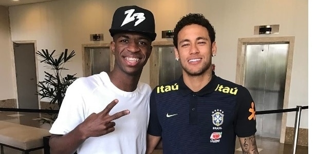"Se Deus quiser, Neymar e eu vamos jogar juntos no Real", diz Vinicius Jr