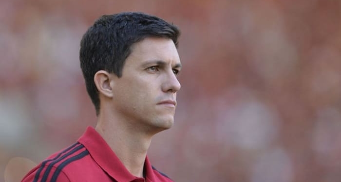 Barbieri explica ideia de jogo do Fla e segue tranquilo: 'Estou técnico'