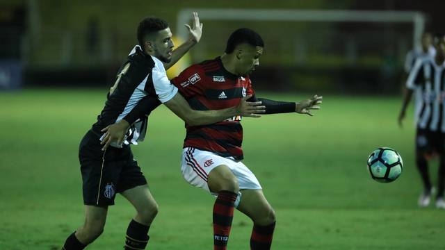Santos joga melhor e vence o Fla em Volta Redonda pelo Brasileiro sub-20