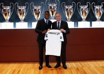Vinicius Júnior é apresentado no Real Madrid