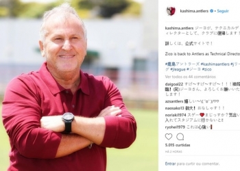 Zico é anunciado como diretor técnico do Kashima Antlers