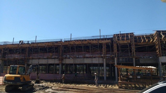 Obras no CT do Flamengo ganham formas e novas instalações já são visíveis