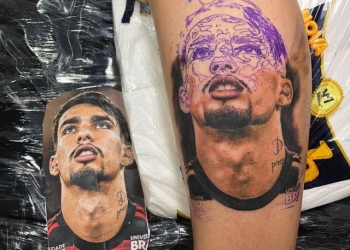 Paquetá recebe homenagem de fã: "Tatuar o Zico é muito fácil"