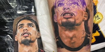 Paquetá recebe homenagem de fã: "Tatuar o Zico é muito fácil"