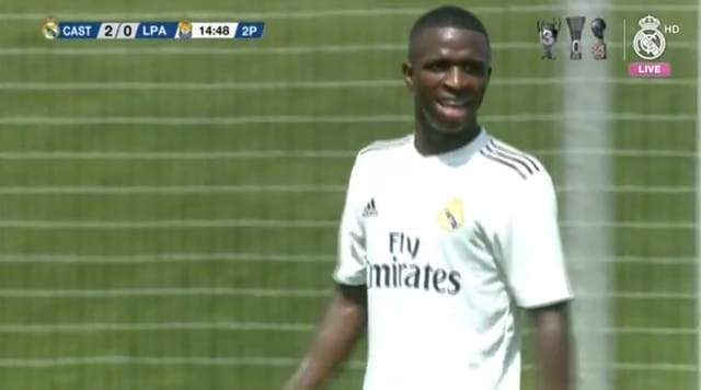 Vinicius Junior estreia pelo Real Madrid Castilla