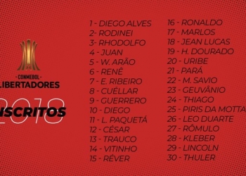Ainda com Guerrero, Fla inscreve Vitinho, Piris, Uribe e Savio para oitavas da Libertadores