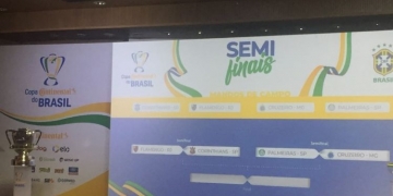 Sorteio na CBF define, e Corinthians e Cruzeiro decidem semifinal da Copa do Brasil em casa
