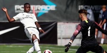 Vinicius Junior faz dois e leva mordida em empate do Real Castilla diante do Atlético B