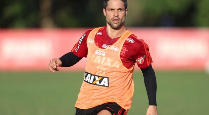 Diego é testado por Dorival Júnior na equipe titular do Flamengo