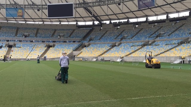 Após revisão técnica, gramado do Maracanã não será trocado para Flamengo x Palmeiras