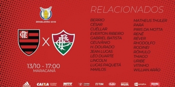 Sem Diegos, Flamengo divulga lista de relacionados para o Fla-Flu; veja provável escalação