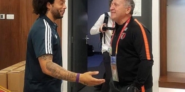Zico é tietado por Marcelo e Solari: "Que jogador! Incrível!"