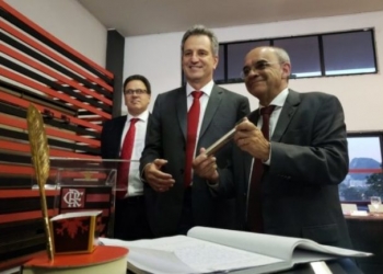 Rodolfo Landim é empossado como 57º presidente da história do Flamengo