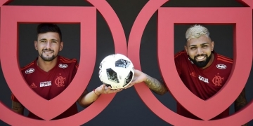 #10yearschallenge? Arrascaeta e Gabigol evitam comparações no Flamengo: "Peso divido por todos"