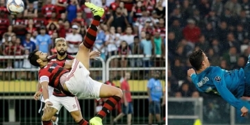 Após bicicleta, Dourado brinca com comparação com CR7: 'Parece'