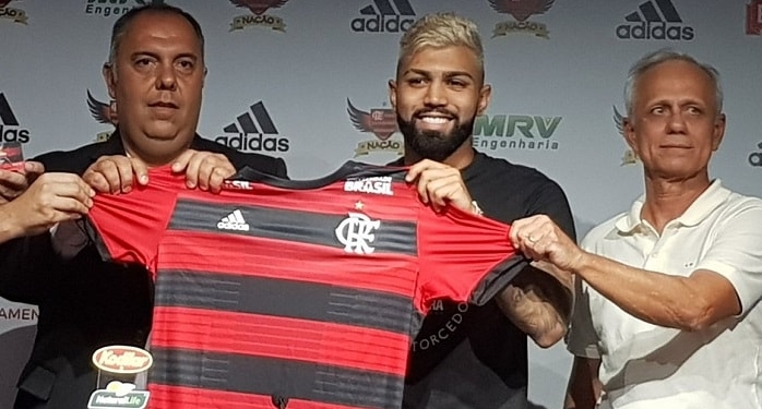 Gabigol é apresentado e traça metas no Flamengo: "Quero fazer gols e ser campeão"