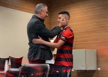 Cauan Emanuel posta foto com Tite: 'Espero poder te reencontrar um dia'