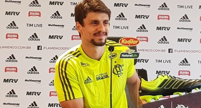 Rodrigo Caio cita crescimento do Flamengo e expectativa para a Libertadores