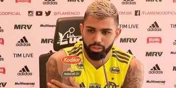 Gabigol sobre a seca de gols no Flamengo: 'Naturalmente vai sair. Todos estão ansiosos'