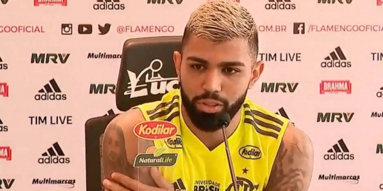 Gabigol sobre a seca de gols no Flamengo: 'Naturalmente vai sair. Todos estão ansiosos'