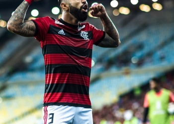 Gabigol lembra erro no primeiro tempo e promessa a Diego Alves: "Falei que duas não errava"